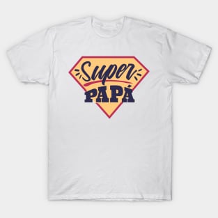 best dad ever - super dad papa T-Shirt